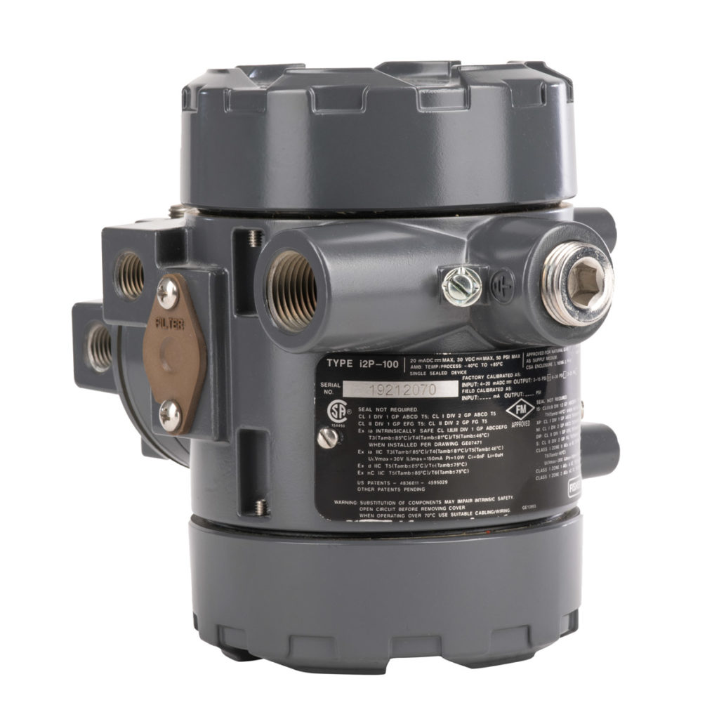 Fisher i2P I/P Transducer Cascade Automation