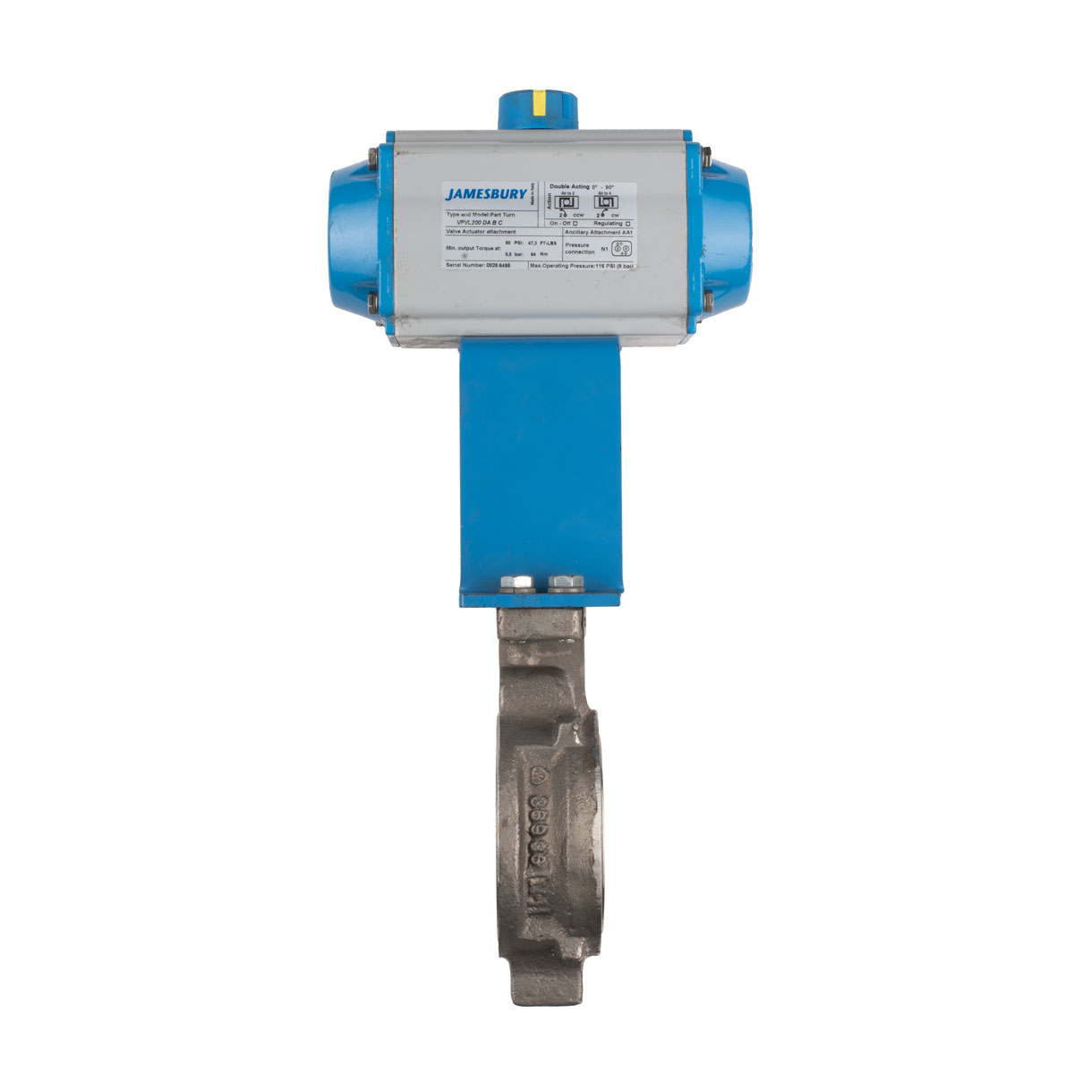 Jamesbury Series 815 & 830 Butterfly Control Valve