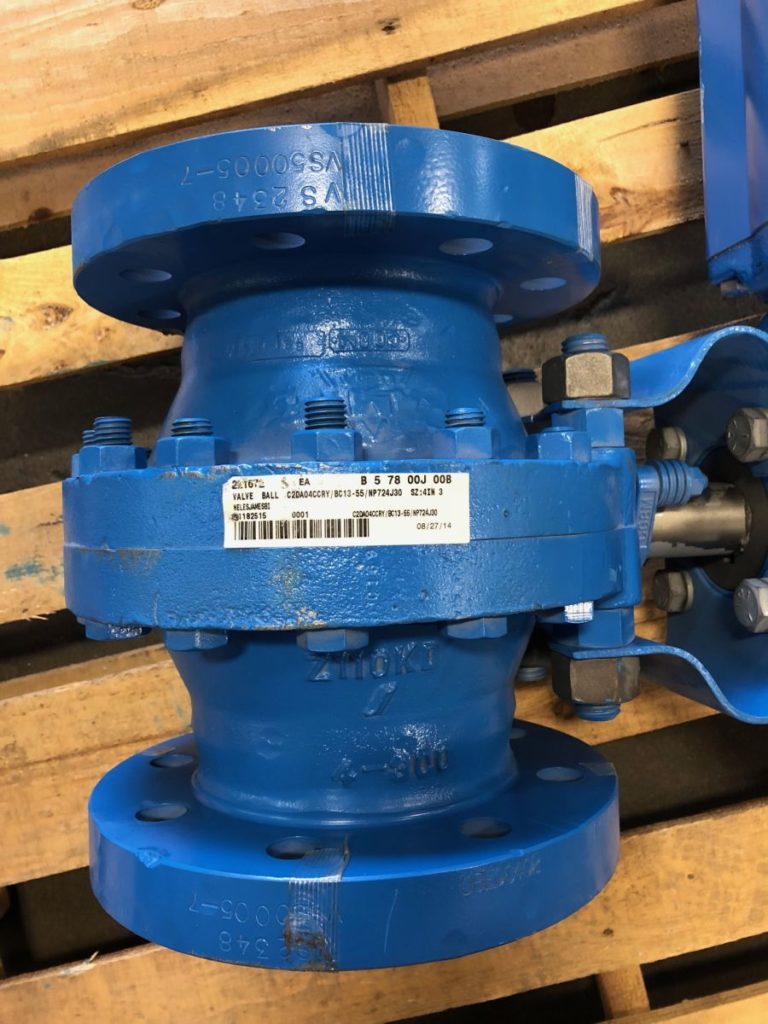 Neles Ball Valve 4″ 300 Cascade Automation