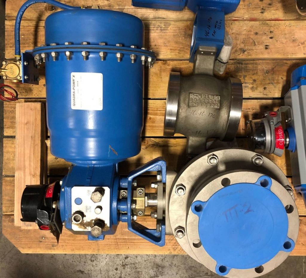 Jamesbury 6″ 150 w/ Actuator and Positioner Cascade Automation