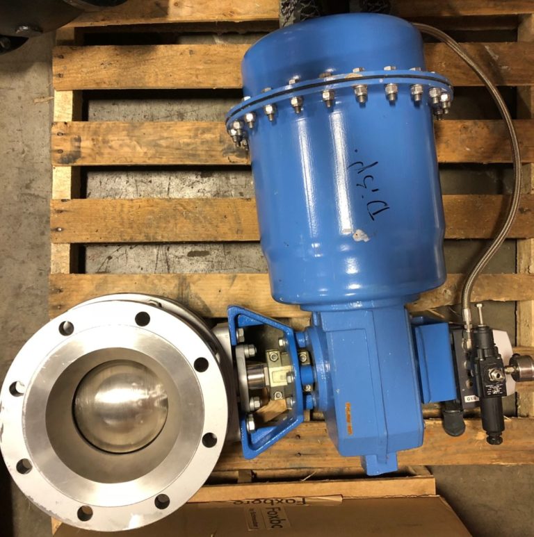 Jamesbury 8″ 150 w/ Actuator and Positioner Cascade Automation