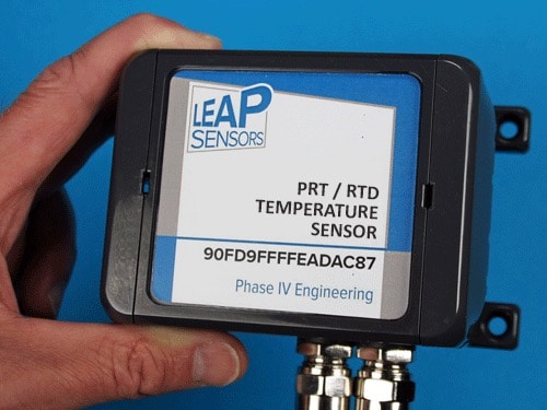 Phase IV Industrial Wireless Temperature Sensor, PRT RTD PT100 – Leap Sensors