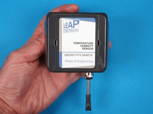 Phase IV Wireless Temperature and Humidity Sensor with Relative Humidity, Dew Point – Leap Sensors