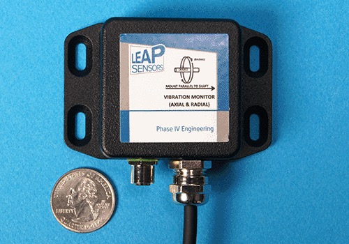 Phase IV Wireless Vibration and Temperature Module – Leap Sensors