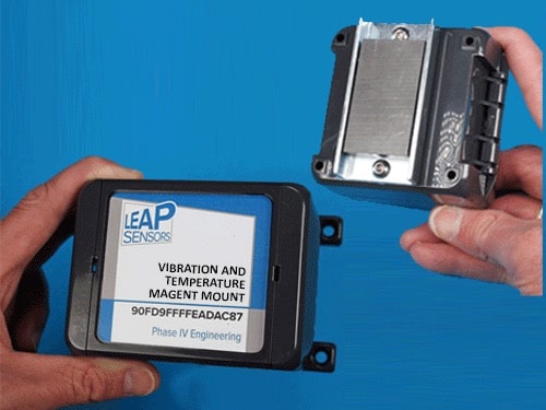 Wireless Vibration and Temperature Sensor, Magnet Mounted – Leap Sensors