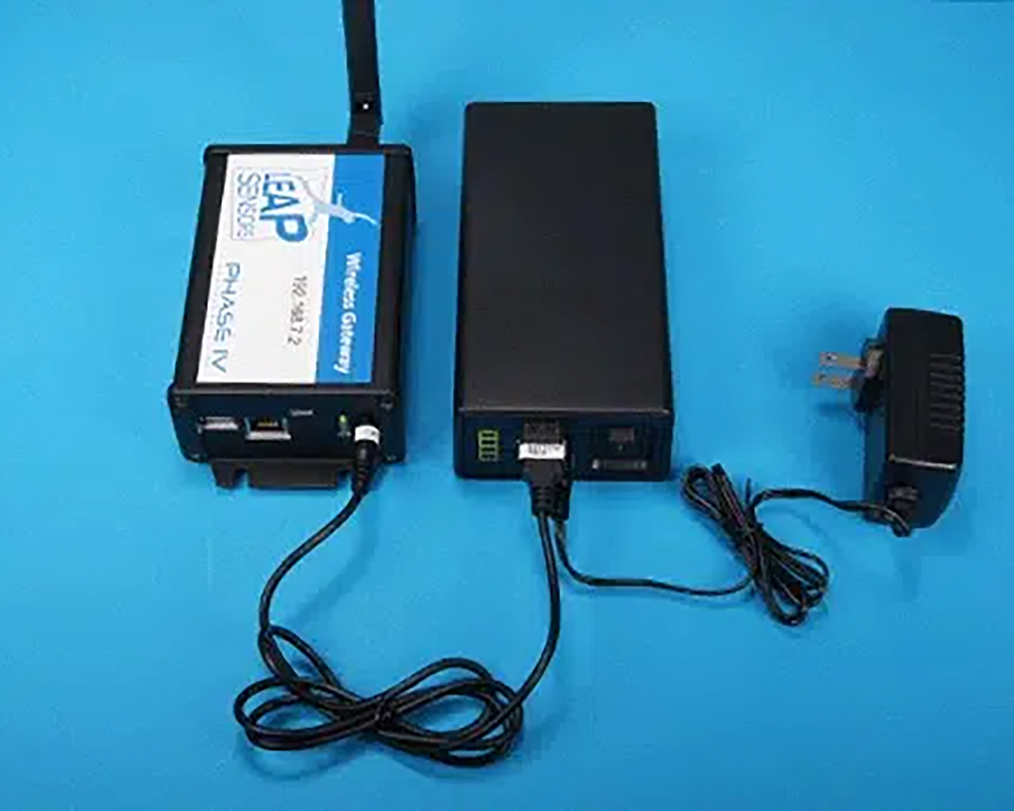 Phase IV Wireless Sensor Gateway – Battery Connection – Leap Sensors